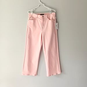 New 7 for all mankind Cropped Alexa Trouser Jean Slim Evolution Pink Size 31
